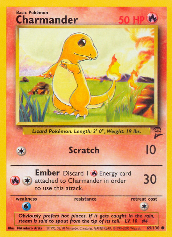 Charmander (69/130) [Base Set 2] | Exor Games Bridgewater