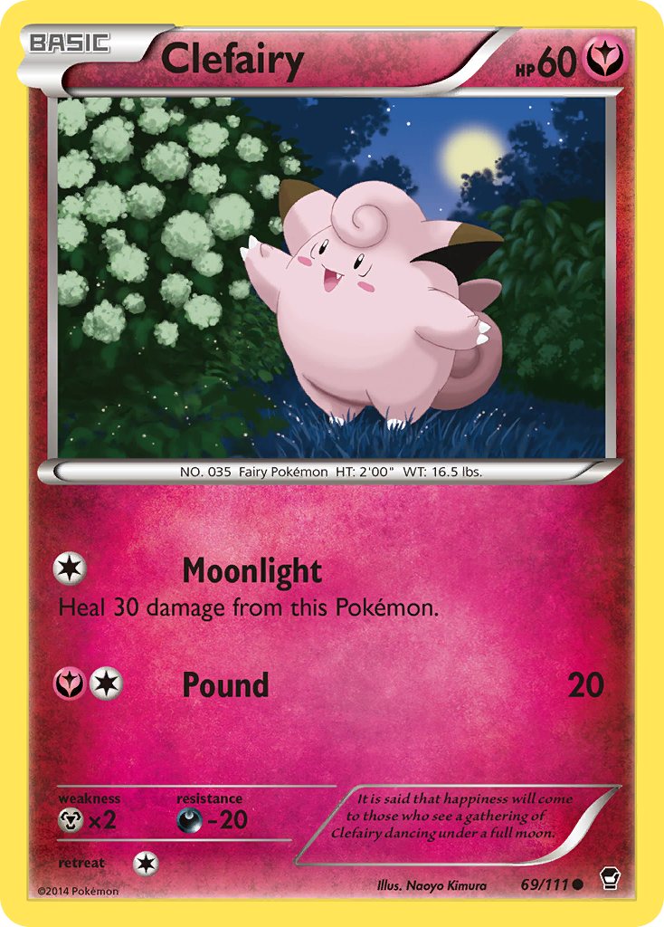 Clefairy (69/111) [XY: Furious Fists] | Exor Games Bridgewater