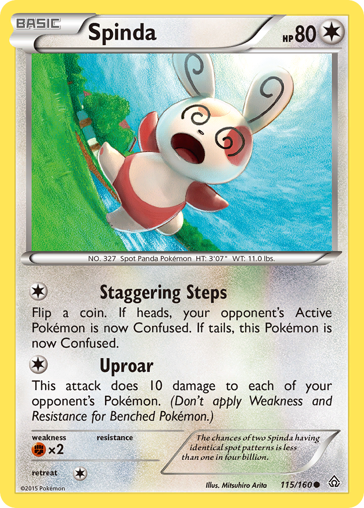 Spinda (115/160) [XY: Primal Clash] | Exor Games Bridgewater