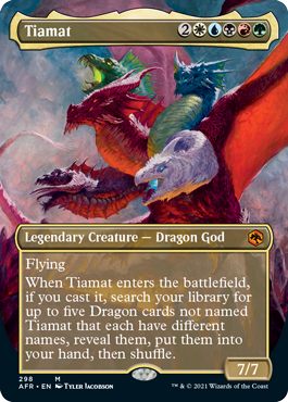 Tiamat (Extended) (Alternative art) [Dungeons & Dragons: Adventures in the Forgotten Realms] | Exor Games Bridgewater