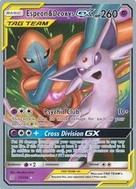 Espeon & Deoxys GX (72/236) (Perfection - Henry Brand) [World Championships 2019] | Exor Games Bridgewater