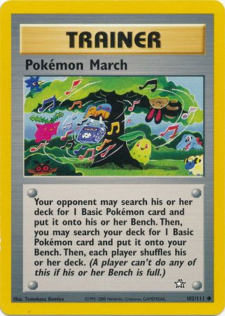 Pokemon March (102/111) [Neo Genesis Unlimited] | Exor Games Bridgewater