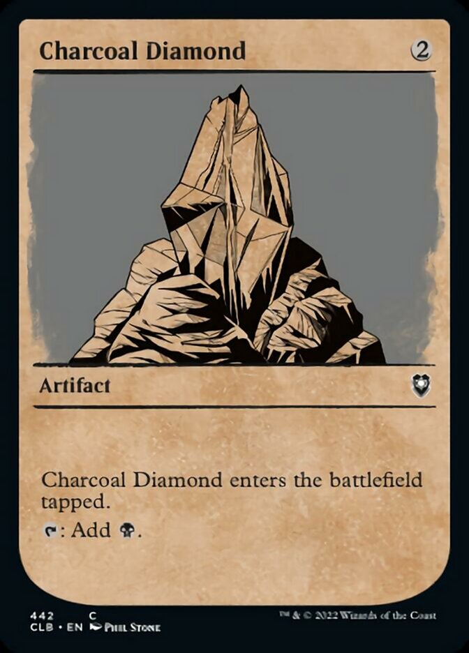 Charcoal Diamond (Showcase) [Commander Legends: Battle for Baldur's Gate] | Exor Games Bridgewater