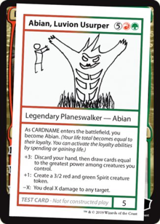 Abian, Luvion Usurper (2021 Edition) [Mystery Booster Playtest Cards] | Exor Games Bridgewater