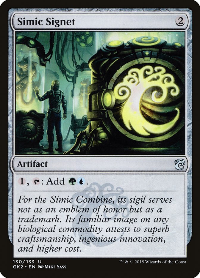 Simic Signet [Ravnica Allegiance Guild Kit] | Exor Games Bridgewater