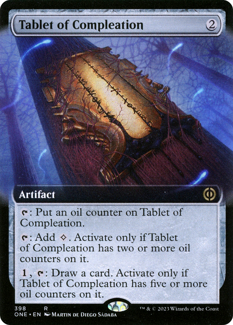 Tablet of Compleation (Extended Art) [Phyrexia: All Will Be One] | Exor Games Bridgewater