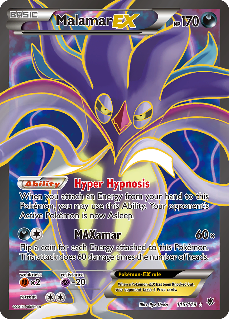 Malamar EX (115/119) [XY: Phantom Forces] | Exor Games Bridgewater