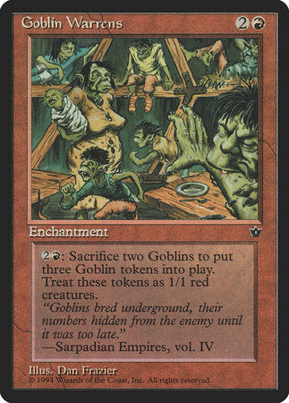 Goblin Warrens [Fallen Empires] | Exor Games Bridgewater