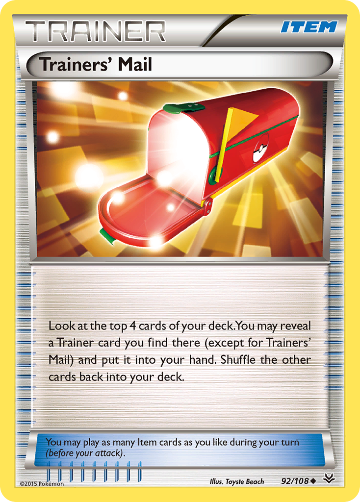 Trainers' Mail (92/108) [XY: Roaring Skies] | Exor Games Bridgewater