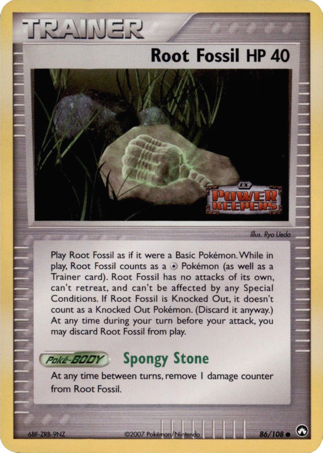 Root Fossil (86/108) (Stamped) [EX: Power Keepers] | Exor Games Bridgewater