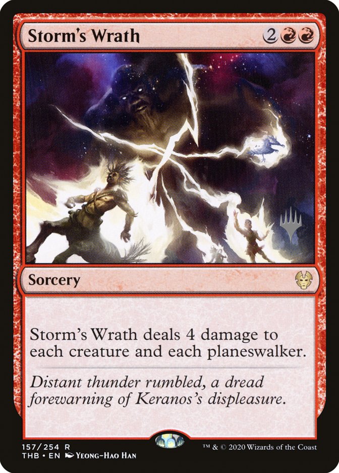 Storm's Wrath  (Promo Pack) [Theros Beyond Death Promos] | Exor Games Bridgewater