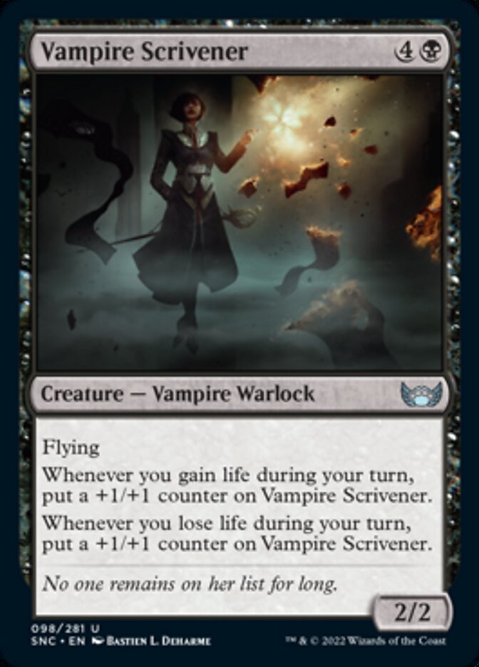 Vampire Scrivener [Streets of New Capenna] | Exor Games Bridgewater