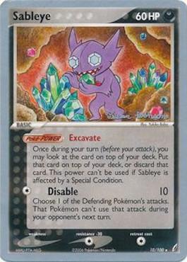 Sableye (10/100) (Intimidation - Tristan Robinson) [World Championships 2008] | Exor Games Bridgewater