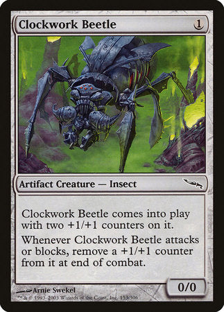 Clockwork Beetle [Mirrodin] | Exor Games Bridgewater