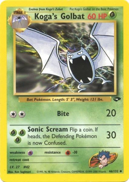 Koga's Golbat (46/132) [Gym Challenge Unlimited] | Exor Games Bridgewater