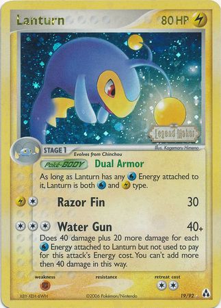 Lanturn (19/92) (Stamped) [EX: Legend Maker] | Exor Games Bridgewater