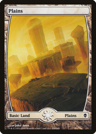 Plains (230) - Full Art [Zendikar] | Exor Games Bridgewater