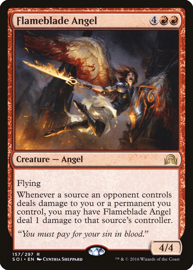 Flameblade Angel [Shadows over Innistrad] | Exor Games Bridgewater