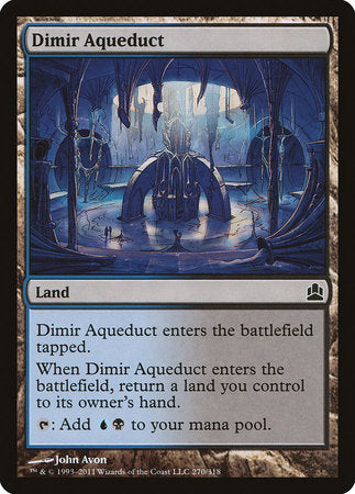 Dimir Aqueduct [Commander 2011] | Exor Games Bridgewater