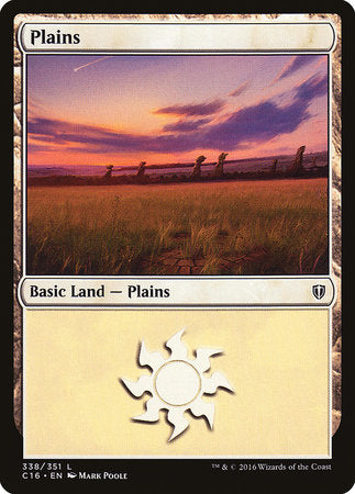 Plains (338) [Commander 2016] | Exor Games Bridgewater