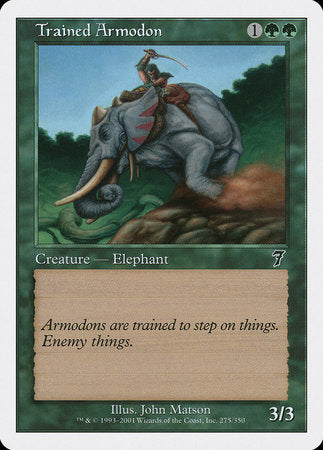 Trained Armodon [Seventh Edition] | Exor Games Bridgewater