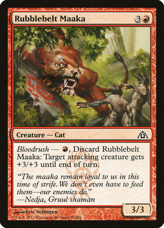 Rubblebelt Maaka [Dragon's Maze] | Exor Games Bridgewater