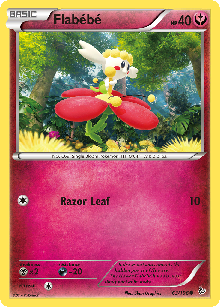 Flabebe (63/106) [XY: Flashfire] | Exor Games Bridgewater