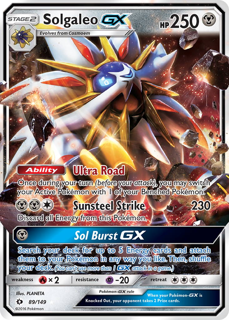 Solgaleo GX (89/149) [Sun & Moon: Base Set] | Exor Games Bridgewater