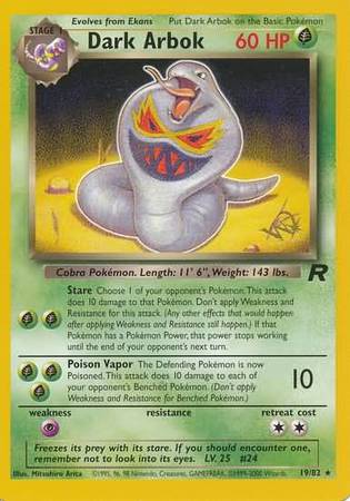 Dark Arbok (19/82) (W Stamped Promo) [Team Rocket Unlimited] | Exor Games Bridgewater