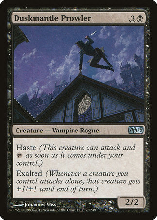 Duskmantle Prowler [Magic 2013] | Exor Games Bridgewater