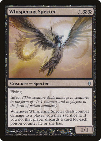 Whispering Specter [New Phyrexia] | Exor Games Bridgewater