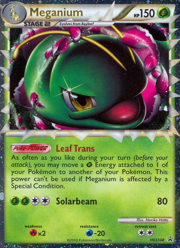 Meganium (HGSS08) [HeartGold & SoulSilver: Black Star Promos] | Exor Games Bridgewater