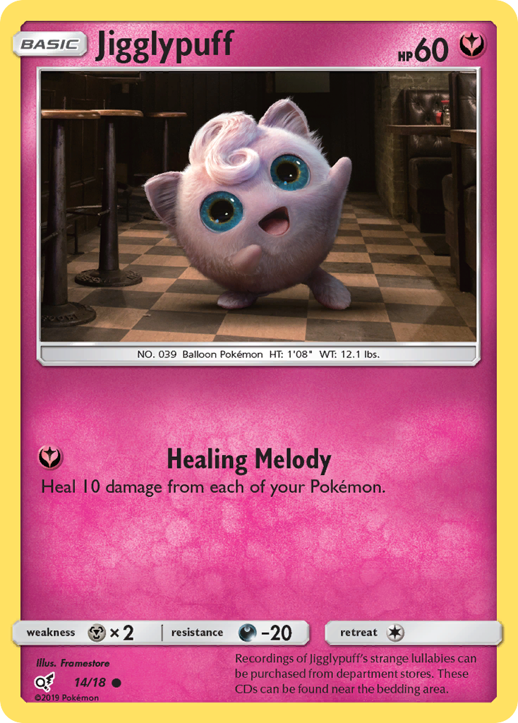 Jigglypuff (14/18) [Sun & Moon: Detective Pikachu] | Exor Games Bridgewater