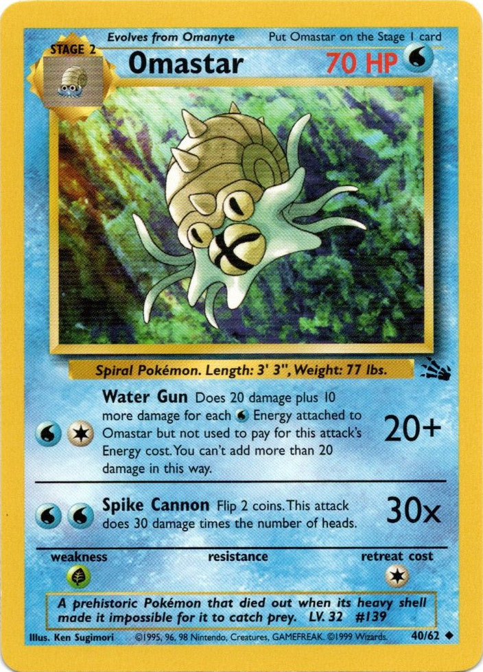 Omastar (40/62) [Fossil Unlimited] | Exor Games Bridgewater