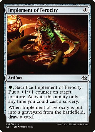 Implement of Ferocity [Aether Revolt] | Exor Games Bridgewater