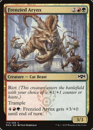 Frenzied Arynx [Ravnica Allegiance] | Exor Games Bridgewater