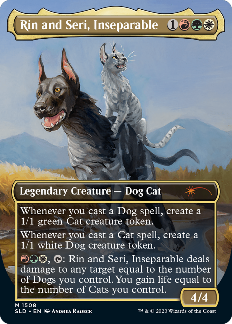 Rin and Seri, Inseparable (1508) // Rin and Seri, Inseparable [Secret Lair Commander Deck: Raining Cats and Dogs] | Exor Games Bridgewater