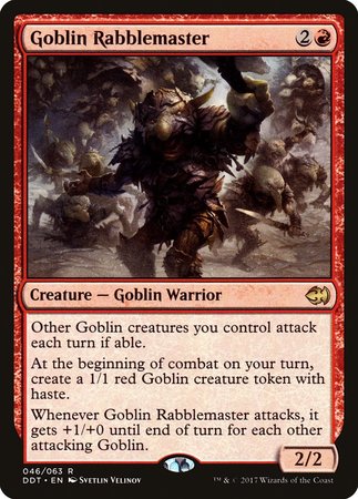 Goblin Rabblemaster [Duel Decks: Merfolk vs. Goblins] | Exor Games Bridgewater