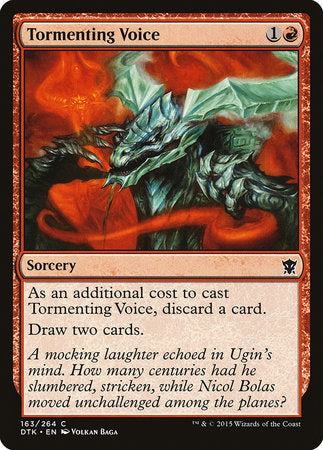 Tormenting Voice [Dragons of Tarkir] | Exor Games Bridgewater