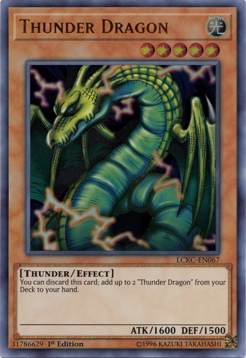 Thunder Dragon [LCKC-EN067] Ultra Rare | Exor Games Bridgewater