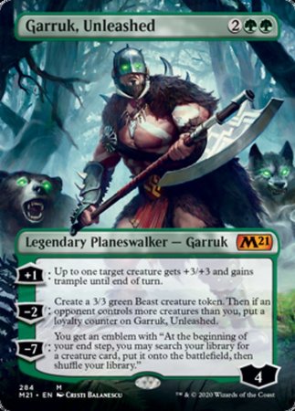 Garruk, Unleashed (Borderless) [Core Set 2021] | Exor Games Bridgewater