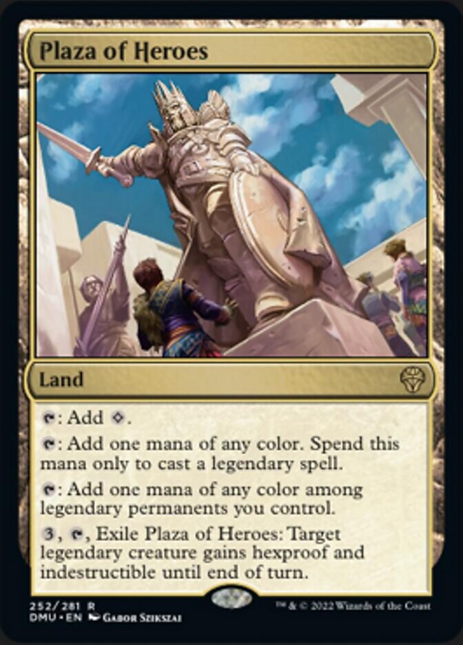 Plaza of Heroes [Dominaria United] | Exor Games Bridgewater