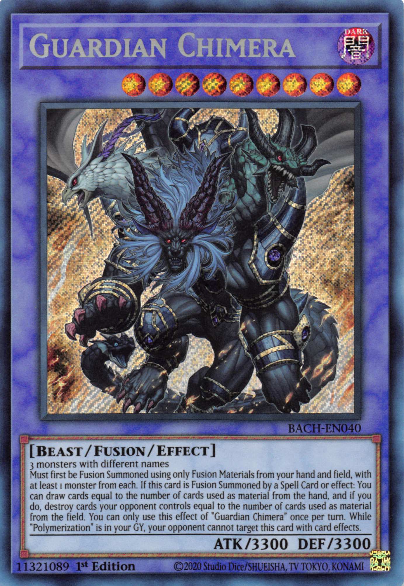 Guardian Chimera [BACH-EN040] Secret Rare | Exor Games Bridgewater