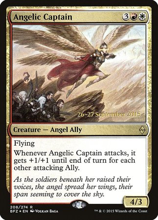 Angelic Captain [Battle for Zendikar Promos] | Exor Games Bridgewater