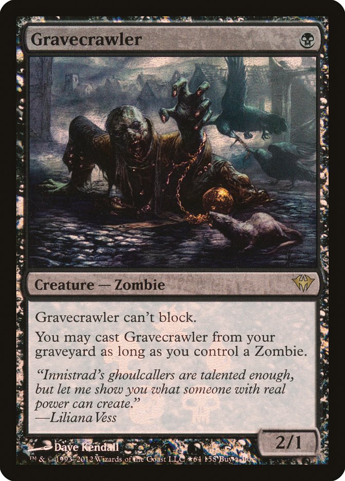 Gravecrawler (Buy-A-Box) [Dark Ascension Promos] | Exor Games Bridgewater