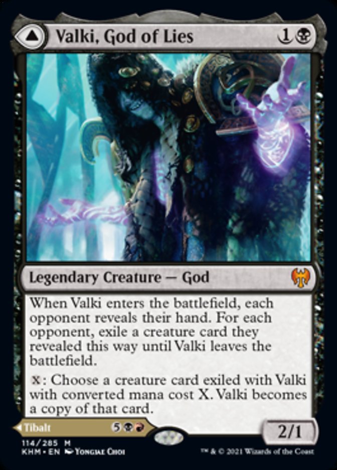 Valki, God of Lies // Tibalt, Cosmic Impostor [Kaldheim] | Exor Games Bridgewater