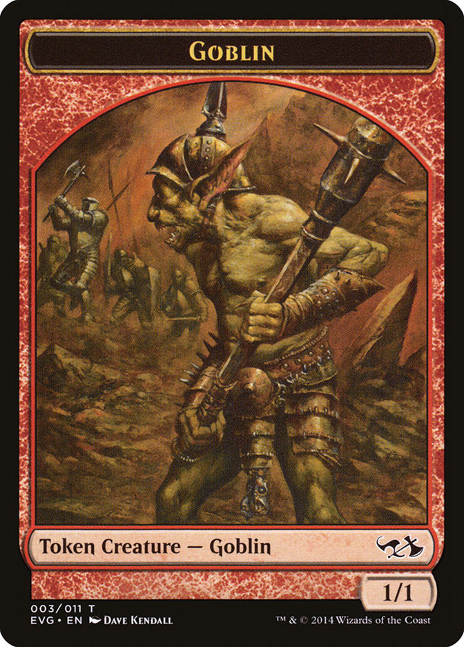 Goblin Token (Elves vs. Goblins) [Duel Decks Anthology Tokens] | Exor Games Bridgewater