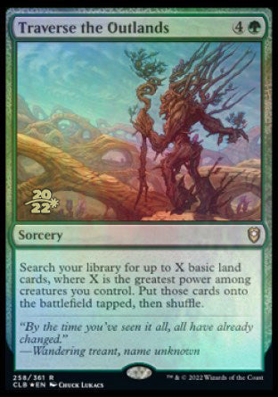 Traverse the Outlands [Commander Legends: Battle for Baldur's Gate Prerelease Promos] | Exor Games Bridgewater