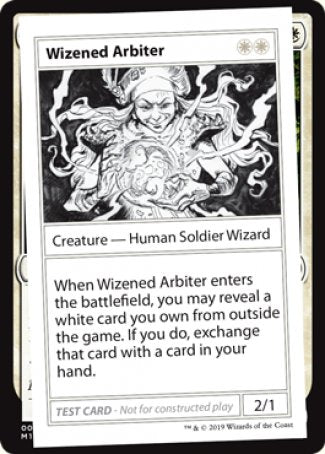 Wizened Arbiter (2021 Edition) [Mystery Booster Playtest Cards] | Exor Games Bridgewater