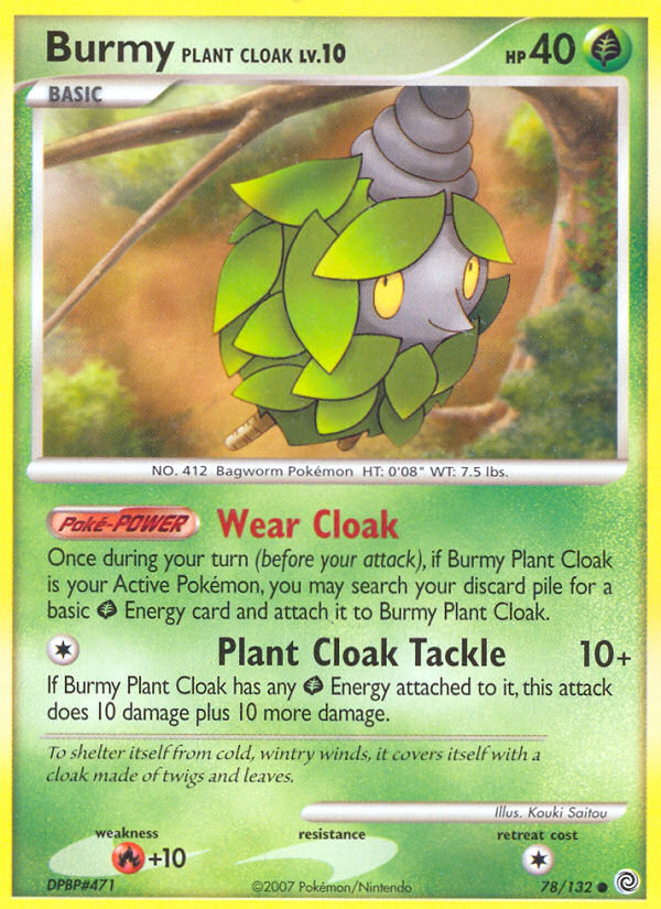 Burmy Plant Cloak (78/132) [Diamond & Pearl: Secret Wonders] | Exor Games Bridgewater